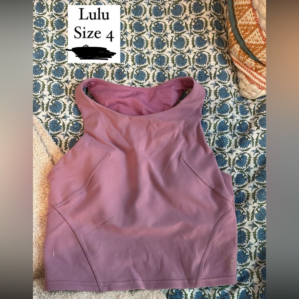 Lulu Purple Sleeveless Top